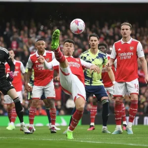 Arsenal's Martinelli Shines in April Showdown vs. Leeds United (2022-23) Arsenal's Martinelli Shines in April Showdown vs. Leeds United (2022-23)