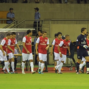 Arsenal's Massive Half-Time Substitution: Hangzhou Greentown vs Arsenal, China, 2011