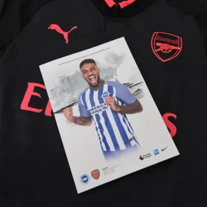 Arsenal's Match Programme Cover at Brighton & Hove Albion, Premier League 2017-18