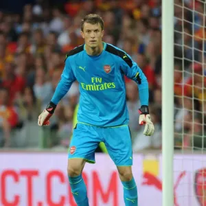 Arsenal's Matt Macey in Action during Lens Pre-Season Friendly (2016-17) Arsenal's Matt Macey in Action during Lens Pre-Season Friendly (2016-17)