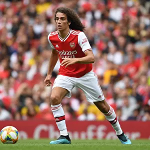 Arsenal's Matteo Guendouzi in Action at 2019 Emirates Cup Against Olympique Lyonnais