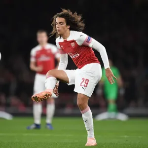 Arsenal's Matteo Guendouzi in Action against Sporting CP, UEFA Europa League 2018-19 Arsenal's Matteo Guendouzi in Action against Sporting CP, UEFA Europa League 2018-19