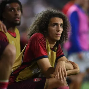Arsenal's Matteo Guendouzi in Action during the UEFA Europa League Semi-Final Second Leg against Valencia Arsenal's Matteo Guendouzi in Action during the UEFA Europa League Semi-Final Second Leg against Valencia