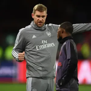 Arsenal's Mertesacker Coaches Maitland-Niles Ahead of Standard Liege Clash (UEFA Europa League) Arsenal's Mertesacker Coaches Maitland-Niles Ahead of Standard Liege Clash (UEFA Europa League)