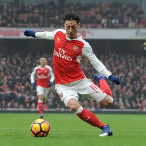 Arsenal's Mesut Ozil: In Action Against Hull City (2016-17) - Premier League Showdown at Emirates Stadium