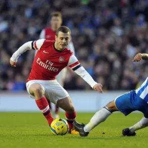 Arsenal's Midfield Showdown: Jack Wilshere vs. Liam Bridcutt - FA Cup Clash between Arsenal and Brighton & Hove Albion