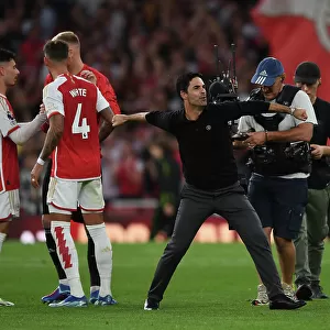 Arsenal's Mikel Arteta Celebrates Epic Victory Over Manchester City in 2023-24 Premier League