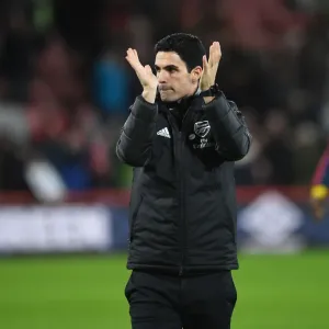 Arsenal's Mikel Arteta Celebrates FA Cup Victory Over AFC Bournemouth