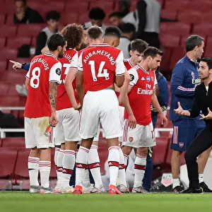 Arsenal's Mikel Arteta Coaches Empty Emirates Against Liverpool (2019-20)