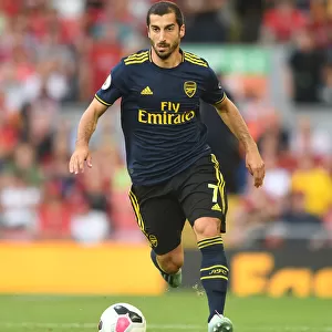 Arsenal's Mkhitaryan Faces Off Against Liverpool at Anfield: A Premier League Showdown, 2019-20