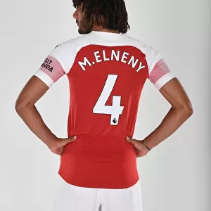 Arsenal's Mo Elneny at 2018/19 First Team Photo Call