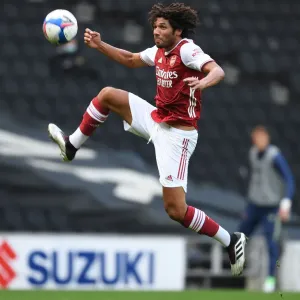 Arsenal's Mo Elneny in Pre-Season Action Against MK Dons
