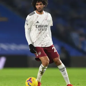 Arsenal's Mohamed Elneny in Action against Brighton & Hove Albion - Premier League 2020-21
