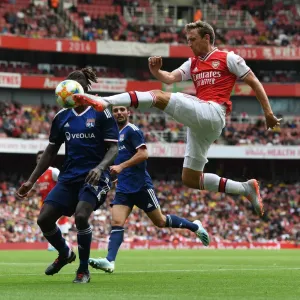 Arsenal's Monreal in Action: Arsenal vs. Olympique Lyonnais at the Emirates Cup 2019 Arsenal's Monreal in Action: Arsenal vs. Olympique Lyonnais at the Emirates Cup 2019
