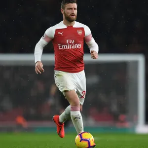 Arsenal's Mustafi in Action Against Cardiff City (Premier League 2018-19) Arsenal's Mustafi in Action Against Cardiff City (Premier League 2018-19)