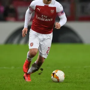 Arsenal's Mustafi in Action: Europa League Clash against BATE Borisov (2019)