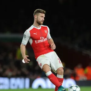 Arsenal's Mustafi in Action: UEFA Champions League 2016-17 vs Ludogorets Arsenal's Mustafi in Action: UEFA Champions League 2016-17 vs Ludogorets