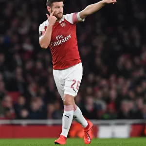 Arsenal's Mustafi in Europa League Action: Arsenal vs BATE Borisov (2018-19)