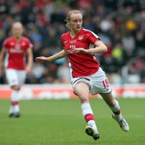 Arsenal's Natalie Ross Celebrates FA Cup Victory Over Sunderland WFC