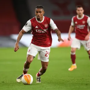 Arsenal's Nelson Scores in Empty Emirates: Arsenal FC vs Dundalk FC, UEFA Europa League 2020-21 Arsenal's Nelson Scores in Empty Emirates: Arsenal FC vs Dundalk FC, UEFA Europa League 2020-21