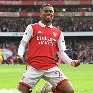 Arsenal's Nelson Scores Third Goal: Arsenal FC vs. Nottingham Forest, Premier League 2022-23