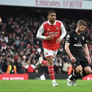 Arsenal's Nelson Scores Third Goal in Arsenal v AFC Bournemouth Premier League Clash, 2022-23