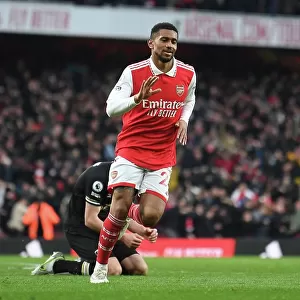 Arsenal's Nelson Scores Third Goal in Arsenal's Victory over Bournemouth (2022-23)