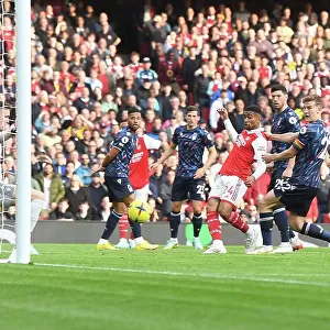 Arsenal's Nelson Scores Hat-trick: Thrilling 3-2 Victory over Nottingham Forest (2022-23)