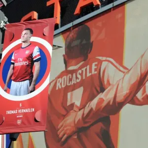 Arsenal's New Captain Thomas Vermaelen Leads the Way: Arsenal v Sunderland, Premier League 2012-13 Arsenal's New Captain Thomas Vermaelen Leads the Way: Arsenal v Sunderland, Premier League 2012-13