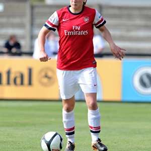 Arsenal's Niamh Fahey in Action against Lincoln Ladies in FA WSL Match