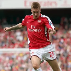 Arsenal's Nicklas Bendtner Scores the Only Goal in 1-0 Victory over West Bromwich Albion, FA Premier League, Emirates Stadium (August 16, 2008) Arsenal's Nicklas Bendtner Scores the Only Goal in 1-0 Victory over West Bromwich Albion, FA Premier League, Emirates Stadium (August 16, 2008)