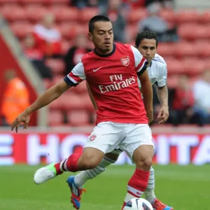 Arsenal's Nico Yennaris in Action against Anderlecht in 2012-13 Pre-Season