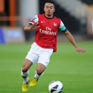 Arsenal's Nico Yennaris in Action against Marseille in NextGen Series Arsenal's Nico Yennaris in Action against Marseille in NextGen Series