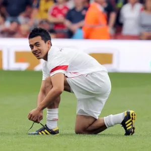 Arsenal's Nico Yennaris Scores the Winning Goal Against Celtic in the Emirates Cup Pre-Season Match, 2010