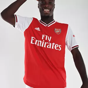 Arsenal's Nicolas Pepe at 2019-20 Team Photocall
