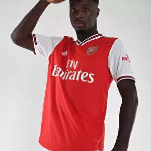 Arsenal's Nicolas Pepe at 2019-20 Team Photocall