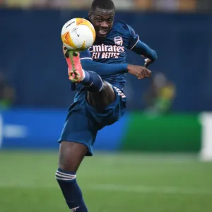 Arsenal's Nicolas Pepe in Action at the 2020-21 Europa League Semi-Final vs Villarreal, Spain