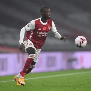 Arsenal's Nicolas Pepe in Action: Arsenal vs. Aston Villa, Premier League 2020-21