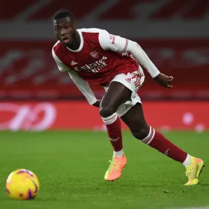 Arsenal's Nicolas Pepe in Action: Arsenal vs Southampton (Premier League 2020-21)