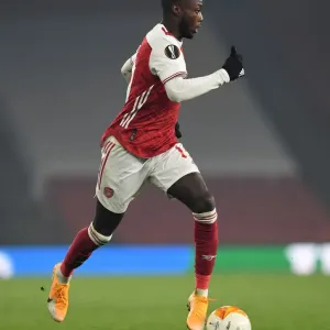 Arsenal's Nicolas Pepe in Action against Molde FK in Europa League Group Stage