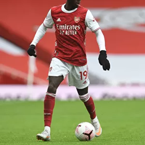 Arsenal's Nicolas Pepe in Action against Sheffield United - Premier League 2020-21