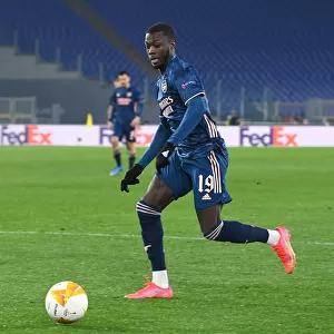 Arsenal's Nicolas Pepe in Action against SL Benfica in UEFA Europa League Round of 32, Rome