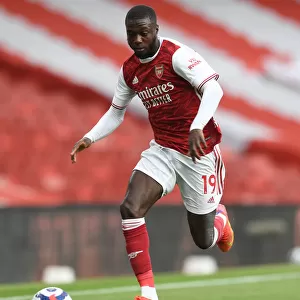 Arsenal's Nicolas Pepe in Action against West Bromwich Albion (2020-21)