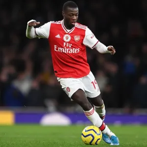 Arsenal's Nicolas Pepe Faces Manchester City in the Premier League Arsenal's Nicolas Pepe Faces Manchester City in the Premier League