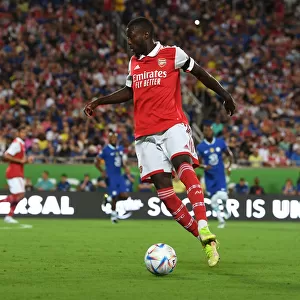 Arsenal's Nicolas Pepe Goes Head-to-Head Against Chelsea in the 2022-23 Florida Cup Pre-Season Clash