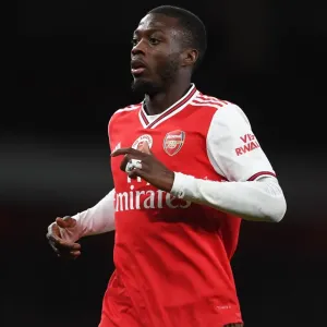 Arsenal's Nicolas Pepe Goes Head-to-Head with Manchester City in the Premier League Arsenal's Nicolas Pepe Goes Head-to-Head with Manchester City in the Premier League