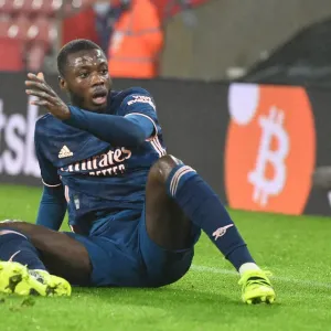 Arsenal's Nicolas Pepe Plays in Empty Southampton Stadium - Premier League 2020-21
