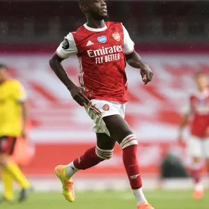 Arsenal's Nicolas Pepe Shines in Arsenal FC vs. Watford FC Premier League Clash (2019-20)