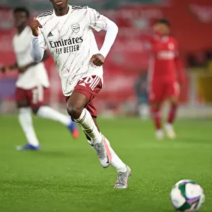 Arsenal's Nketiah Faces Liverpool in Empty Anfield: Carabao Cup Clash Amidst Pandemic