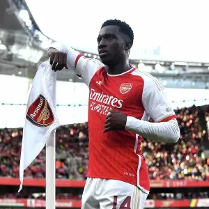 Arsenal's Nketiah Scores First Goal: Arsenal FC vs AS Monaco, Emirates Cup 2023-24 Arsenal's Nketiah Scores First Goal: Arsenal FC vs AS Monaco, Emirates Cup 2023-24